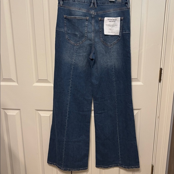 Good American Good Waist Palazzo Jeans - Picture 7 of 14